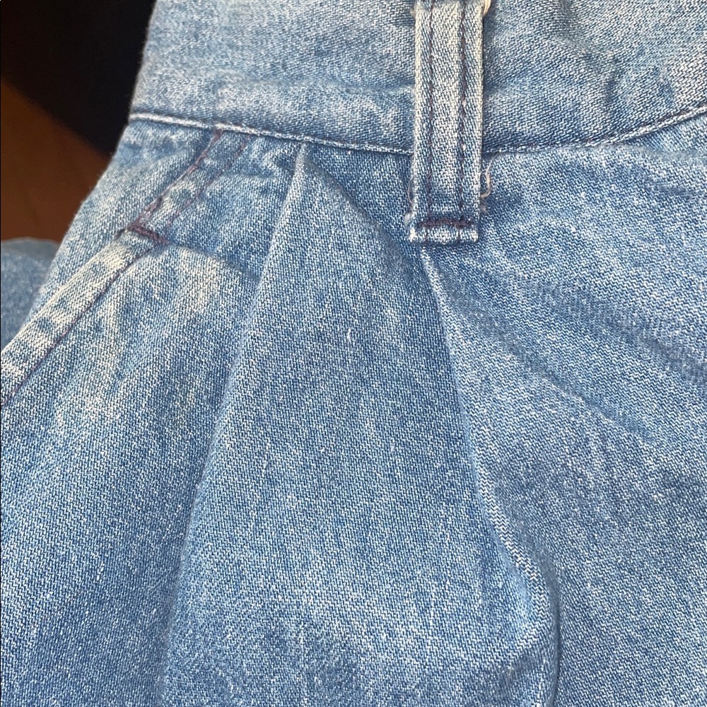 Ralph Lauren Vintage Blue Denim Shorts - Picture 7 of 7